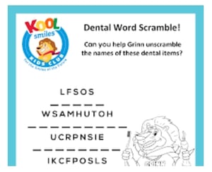 Dental-Word-Scramble