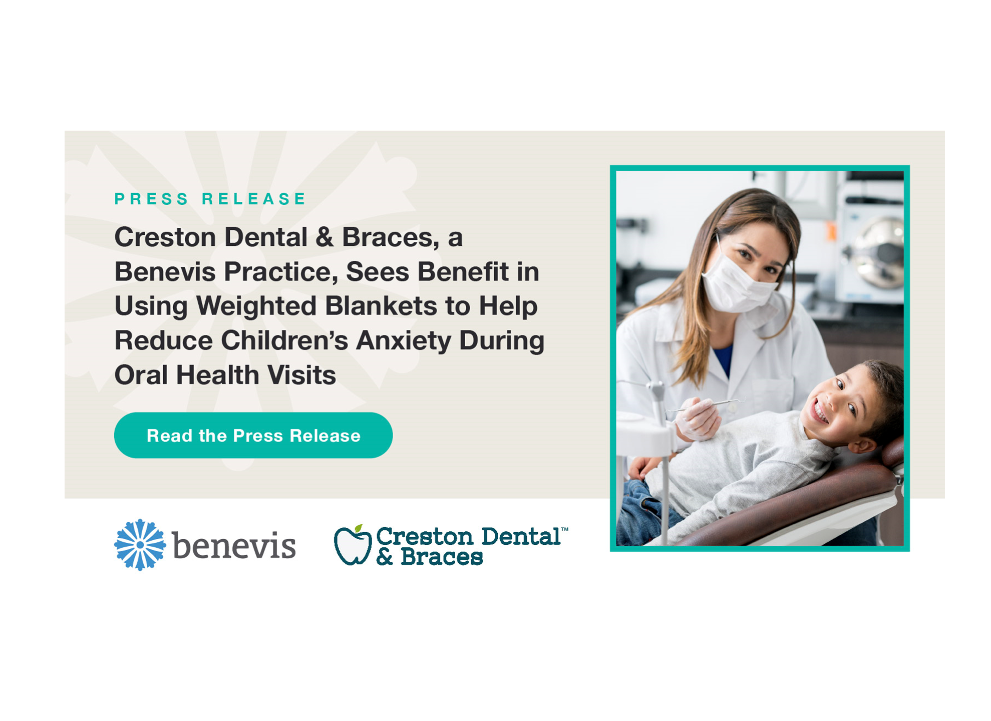 Creston Dental & Braces Sees Benefit in weighted blankets